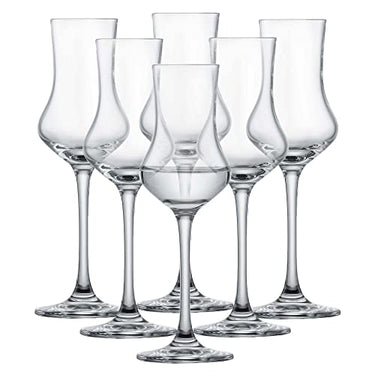 SCHOTT ZWIESEL Grappaglas Classico (6er-Set), klassische Schnapsgläser mit Stiel, spülmaschinenfeste Tritan-Kristallgläser, Made in Germany (Art.-Nr. 106225) im Sale